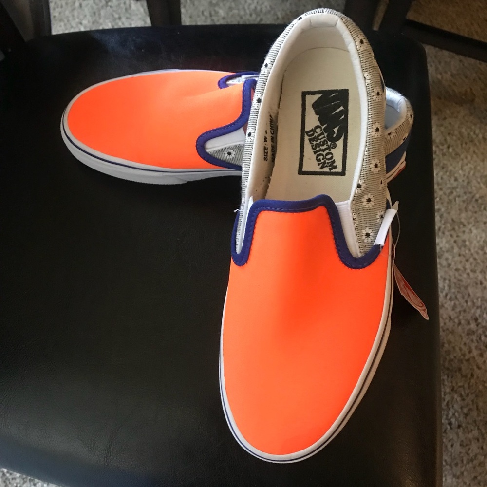 Custom made vans shoes. Size 7.5.